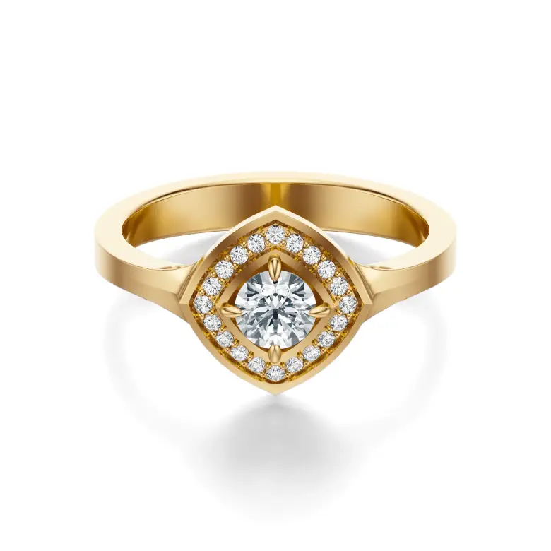 Pierścionek zaręczynowy z diamentami AJPZ_120